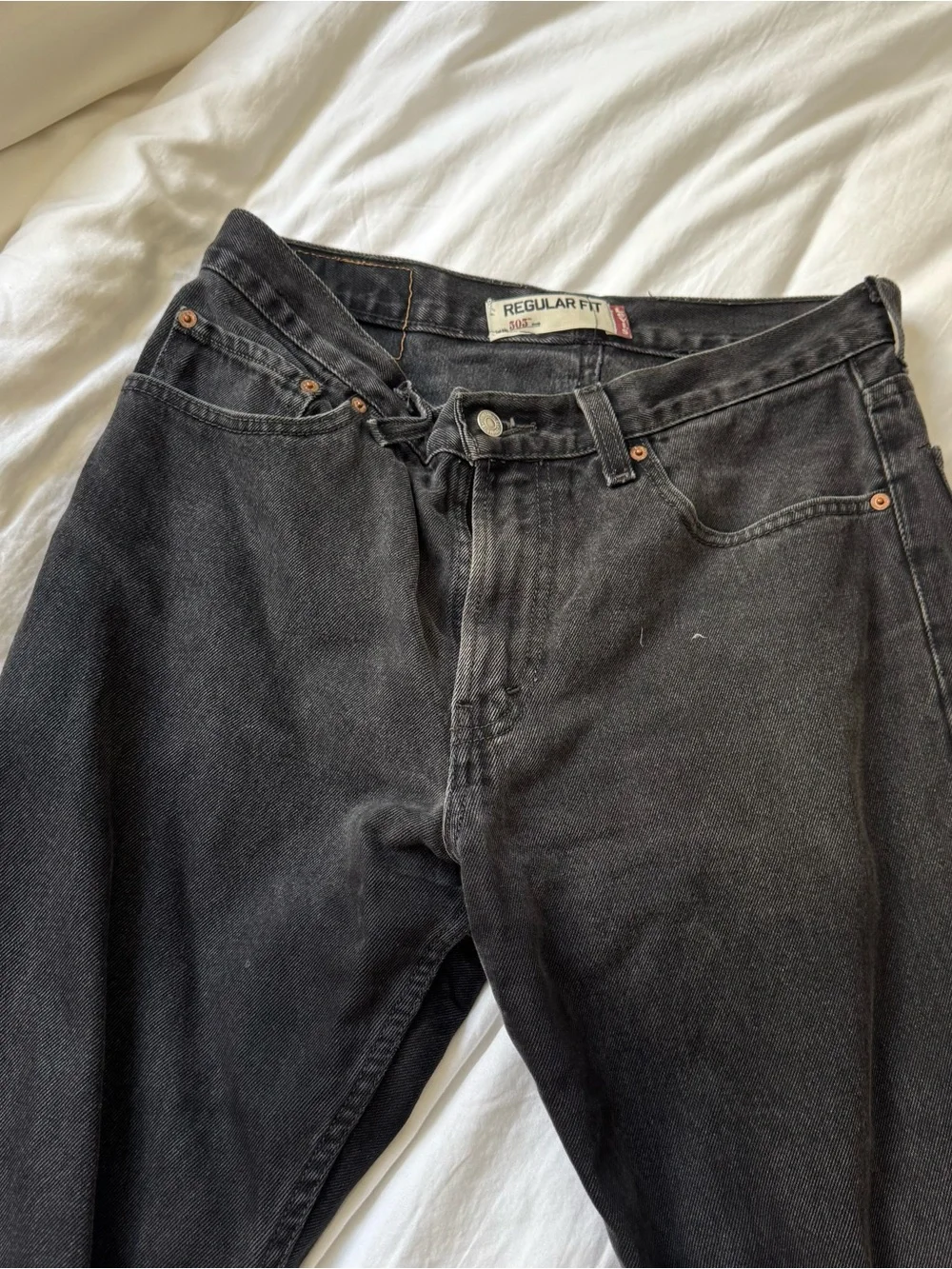 Black Men’s Levi’s 505 Jeans - Classic Straight Fit